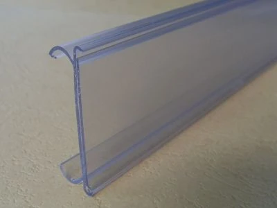 Clear Price Ticket Pvc Profile