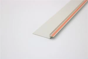 Geëxtrudeerd kunststof trimprofiel voor bescherming